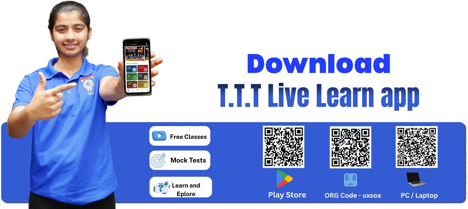 TTT Live Learning App